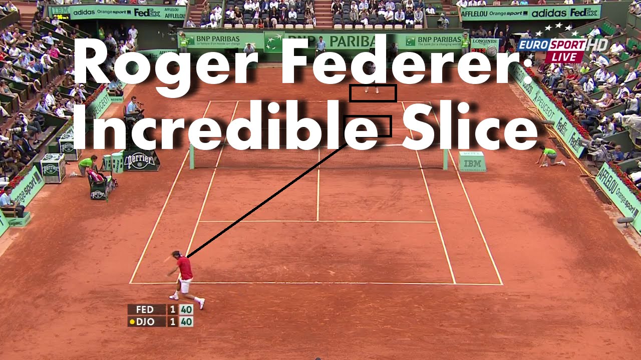 Roger Federer: Slice | Tennis Best Moments - YouTube