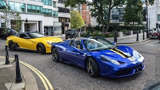 Dutch Supercar club LOUD accelerations: GTO, 2x Speciale, Aperta, 16M, 2x GT3 RS, 12C