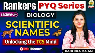 Scientific Names | Rankers PYQ Series | For SSC CGL,CPO,CHSL,MTS | Radhika Ma'am #pyqseries