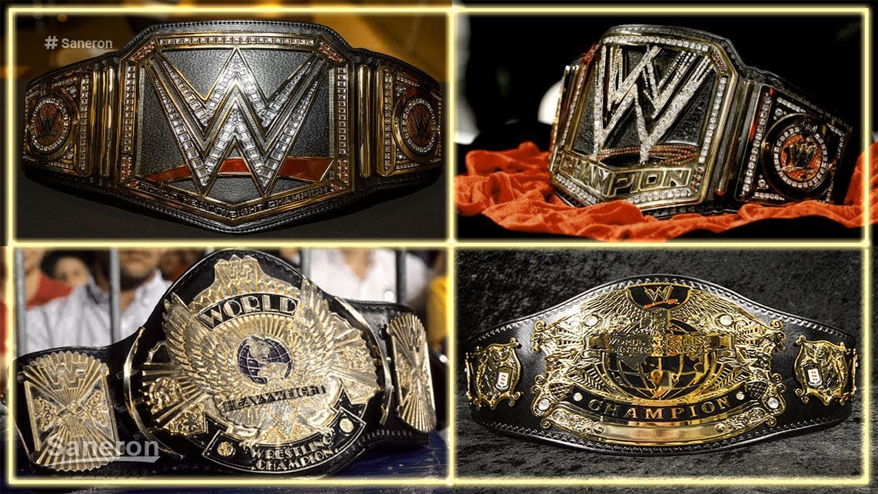 EVERY WWE CHAMPIONSHIP TITLE BELT IN HISTORY (1963-2019) - YouTube