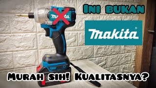 MURAH!!! unboxing cordless impact driver 18v tiruan MAKITA - KW tapi motornya sudah brushless loh!!!