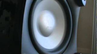 Martin Logan Abyss Subwoofer Excursion Test -- DUB STEP