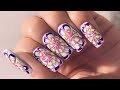 No water needed Drag marble nail art tutorial