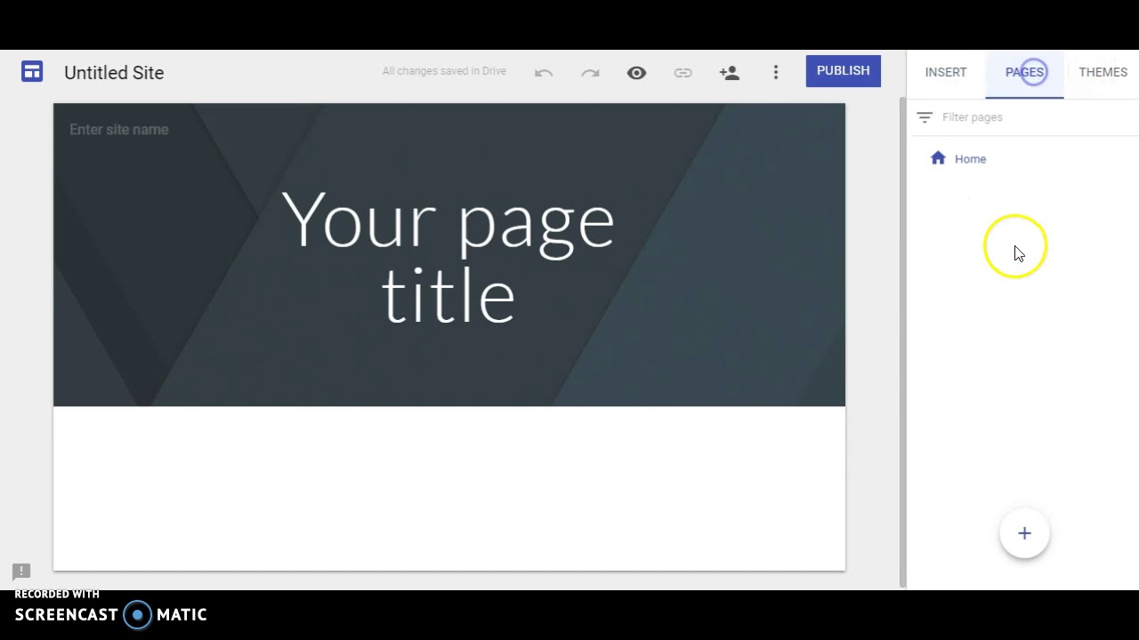 How To Create A Digital Portfolio On Google Sites - YouTube