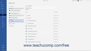 Word 2019 and 365 Tutorial Creating Personal Templates Microsoft Training