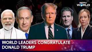 Donald Trump Latest News | World Leaders Congratulate Donald Trump On His White House Return