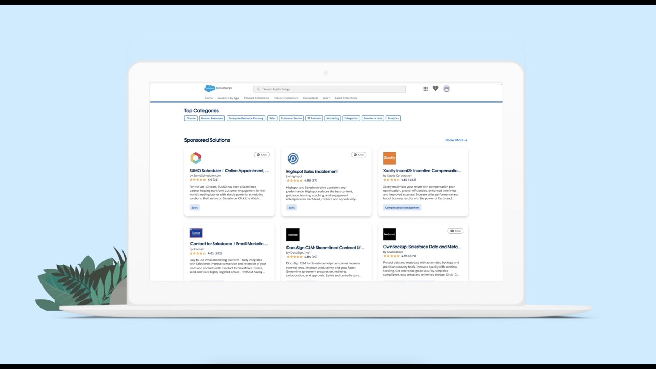 Salesforce Appexchange Watch The Newest Demo Youtube