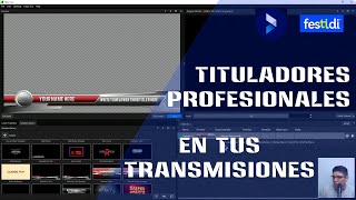 🎥🎤 Tituladores profesionales en vivo con NewBlue - Titler Live 5 Present -  Prueba con vMix y NDI