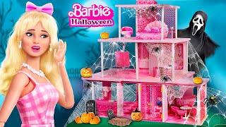 Barbie Dreamhouse for Halloween! 30 Dolls DIYs