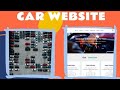 Responsive Car Rental Website Using HTML CSS and Javascript