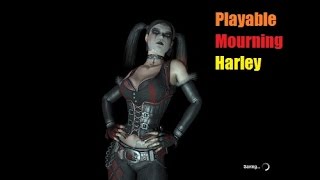 Batman Arkham City Playable Mourning Harley