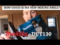 MAKITA DUT130 mixing drill review