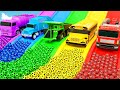 🕷️ Itsy Bitsy Spider, Wheels On The Bus 🚌 & More - School Bus Coloring The Balls | Nursery Rhymes