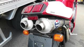 DUCATI 998S TERMIGNONI φ54 FULL Exhaust sound テルミニョーニ フルエキゾースト マフラー