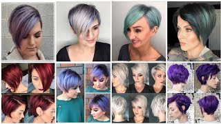 Top Trendy 33 Hair Dye Colors Ideas With Short  \u0026 Long Bob Pixie Haircuts