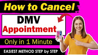 How to Cancel DMV Appointment California [ UPDATED VIDEO ] DMV Appointment Cancel Process