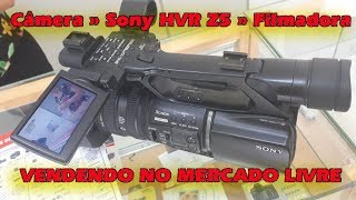 Câmeras Sony » Sony Hvr z5 » Filmadora - Link para comprar está câmera está na discrição do vídeo.