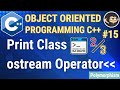 C++ Operator Overloading (Output Operator)