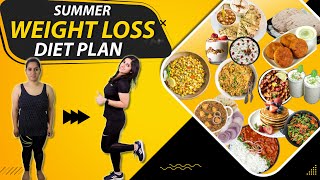 Weight Loss Diet Plan for Summers | Lose upto 5 kg in 1 month | By GunjanShouts