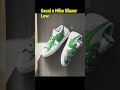 朴叙俊同款 sacai x nike blazer low