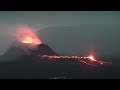 lava pond burst cascades towards south iceland kayone volcano eruption update sound