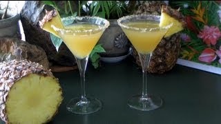 How to Make a Pineapple Cocktail.