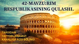 6-sinf.QADIMGI DUNYO TARIXI. 42-Mavzu: Rim respublikasining qulashi.