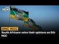 ANC NGC | South Africans voice their opinions on 5th NGC