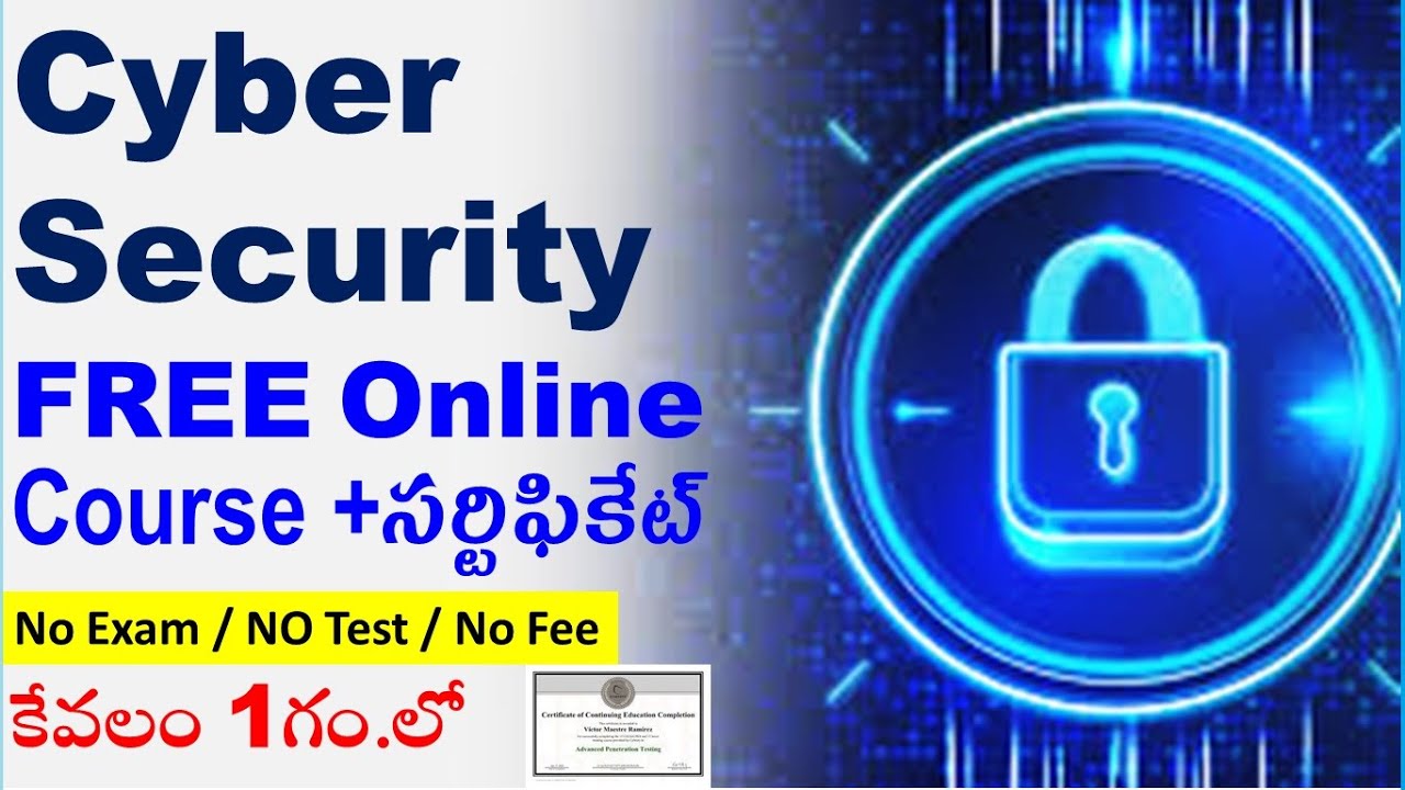 Cyber Security FREE Online Course With Certificate Cyber Security ...