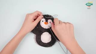 Avenir Sewing My First Penguin Doll CH1626 and Keychain CH1634 How to Make video