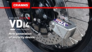 Cranns VD14 Motorcycle Disc Lock Alarm | Classe SRA