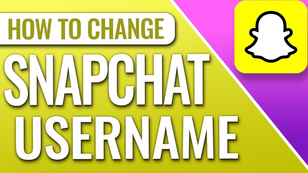 How To Change Username On Snapchat - YouTube