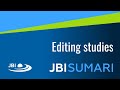 11 JBI SUMARI Tutorial: Editing studies