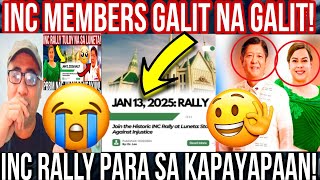 MGA INC MEMBERS GALIT NA GALIT SA AKIN? | INC RALLY TULOY NA SA JANUARY 13 2025 SA LUNETA? | INC