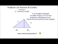 Problemi con teoremi di Euclide - Es.5 (1° teorema di Euclide)