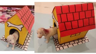 House of Animals | How to make Dog Kennel | Dog House | DIY School Project Videos | Craft Ideas |