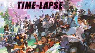 〔Time-Lapse〕APEX お花見🌞〔イラストメイキング〕