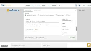 Exploring Advanced Search features (OneSearch)