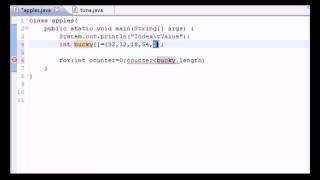 Java Programming Tutorial 28 Creating an Array Table
