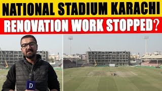 Cricket Action Starts in National Stadium Karachi, Renovation Work Stopped? | DN Sport