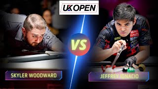 SKYLER WOODWARD VS JEFFREY IGNACIO | 2024 UK OPEN #billiards #nineball #9ballpool #highlights