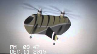 Experimental VTOL (BTL-5) simulated engine failure test