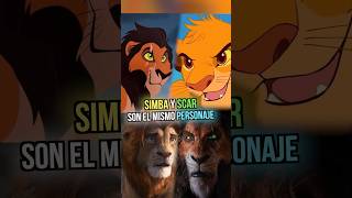 La diferencia entre SIMBA y SCAR en MUFASA #mufasa #simba #lionking #elreyleón #disney