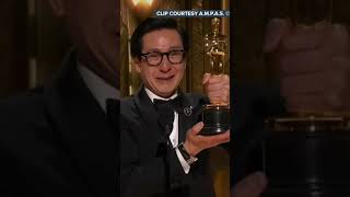 Ke Huy Quan gave one of the most heartwarming acceptance speeches of the Oscars so far. 😭 #shorts