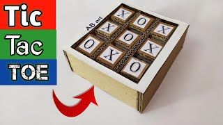How to make Tic Tac Toe game from cardboard