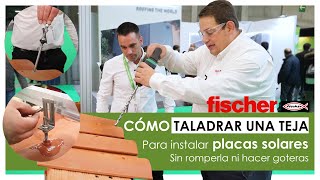 Cómo TALADRAR UNA TEJA para FIJAR PANELES SOLARES en nuestro tejado.  Evitar roturas y filtraciones