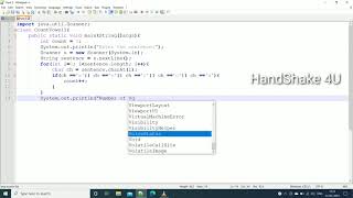 #java Count number of vowels using #Scanner class