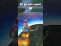 Bro got sent to space 💀😭 #fortnite #fortniteshorts