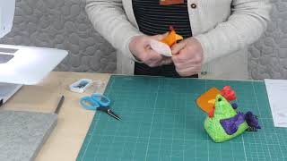 Pin Cushion projects - Project 17 - Chook Pin Cushion