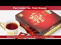 pure ceylon tea from stassen